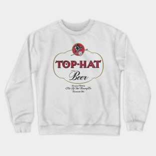 Top Hat Beer Retro Defunct Breweriana Crewneck Sweatshirt